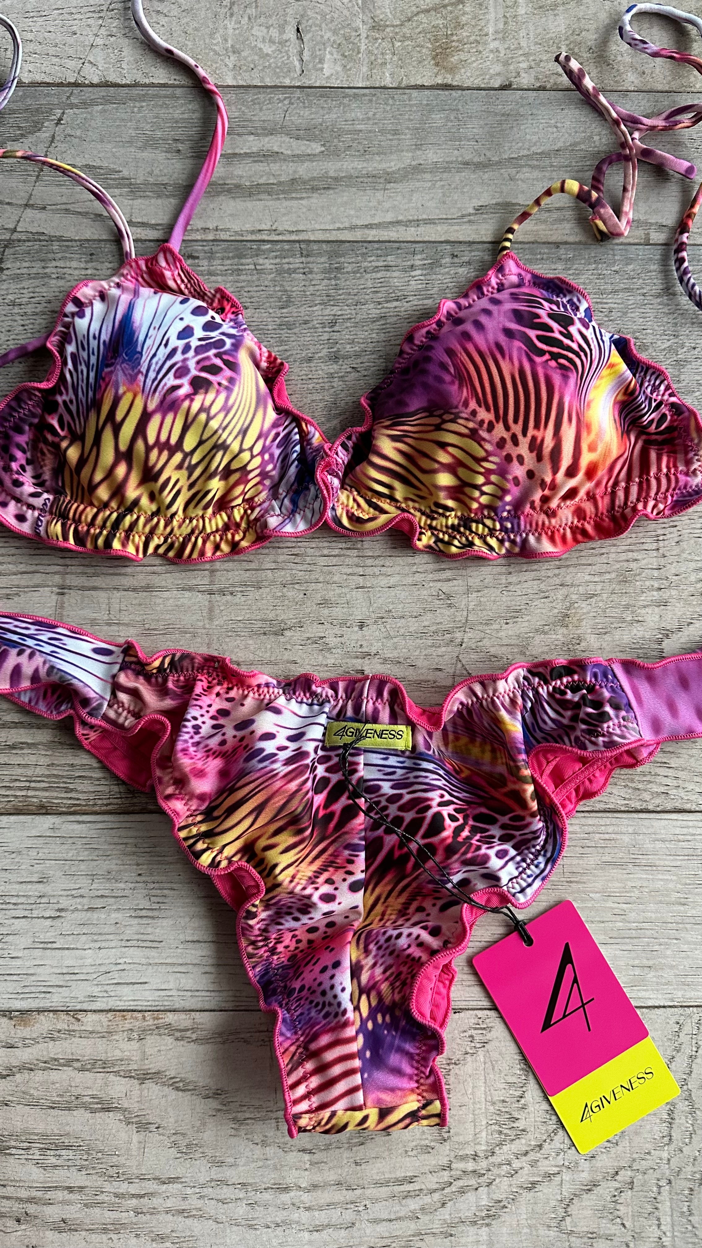 Triangolo Sbambolato Frou Frou Mary Pink