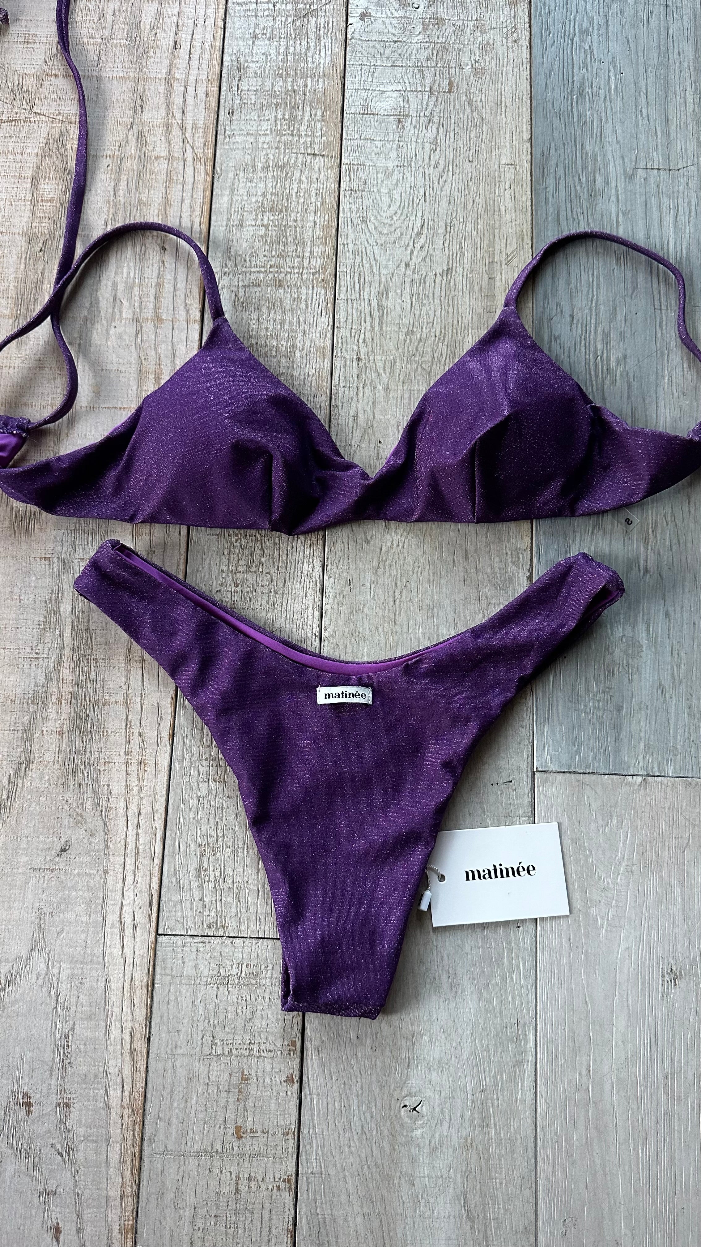 Bikini Top Tina Lurex Viola