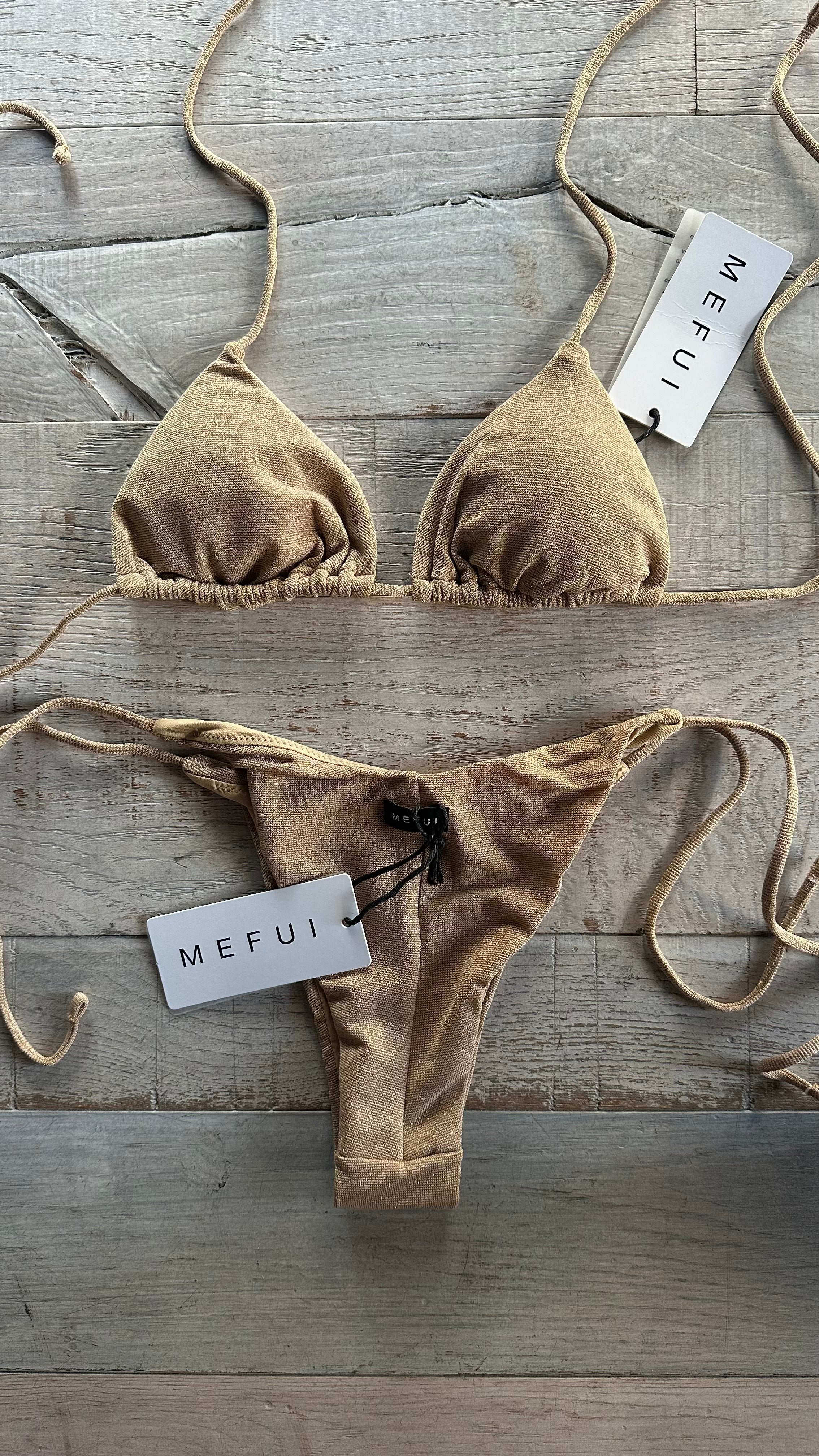 Triangolo Lurex Oro