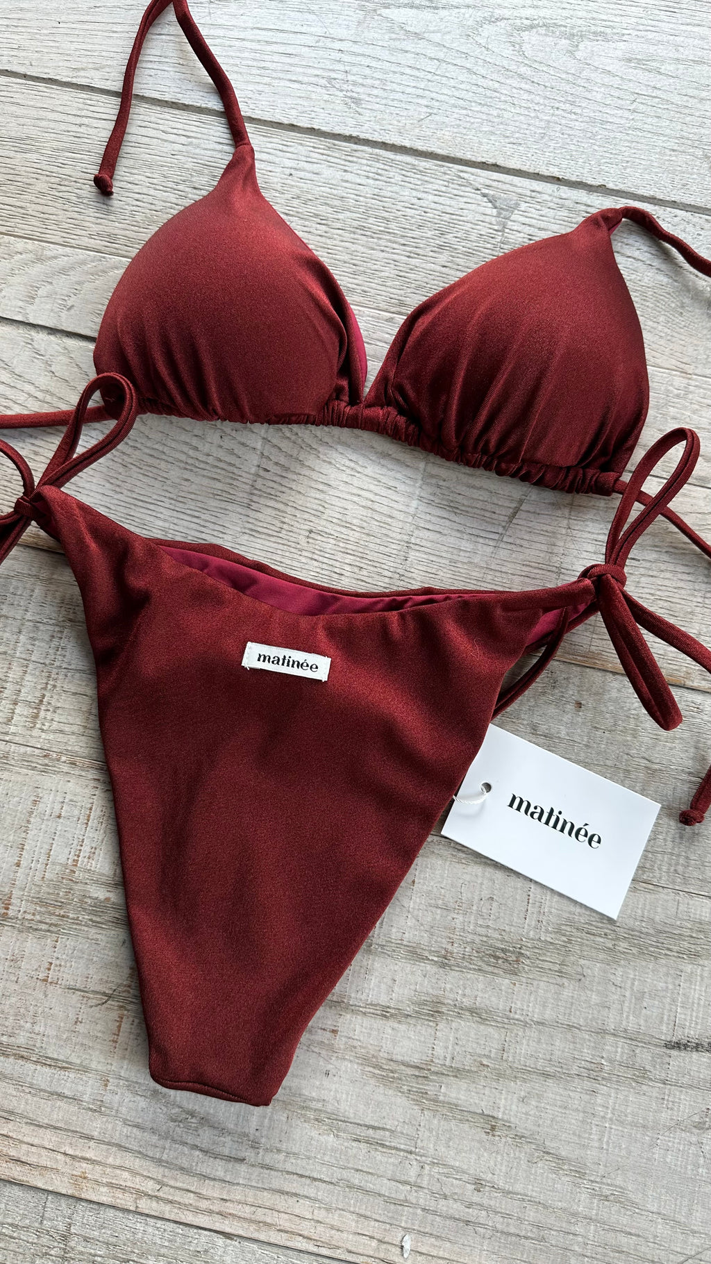 Triangolo Kate Rosso Vino
