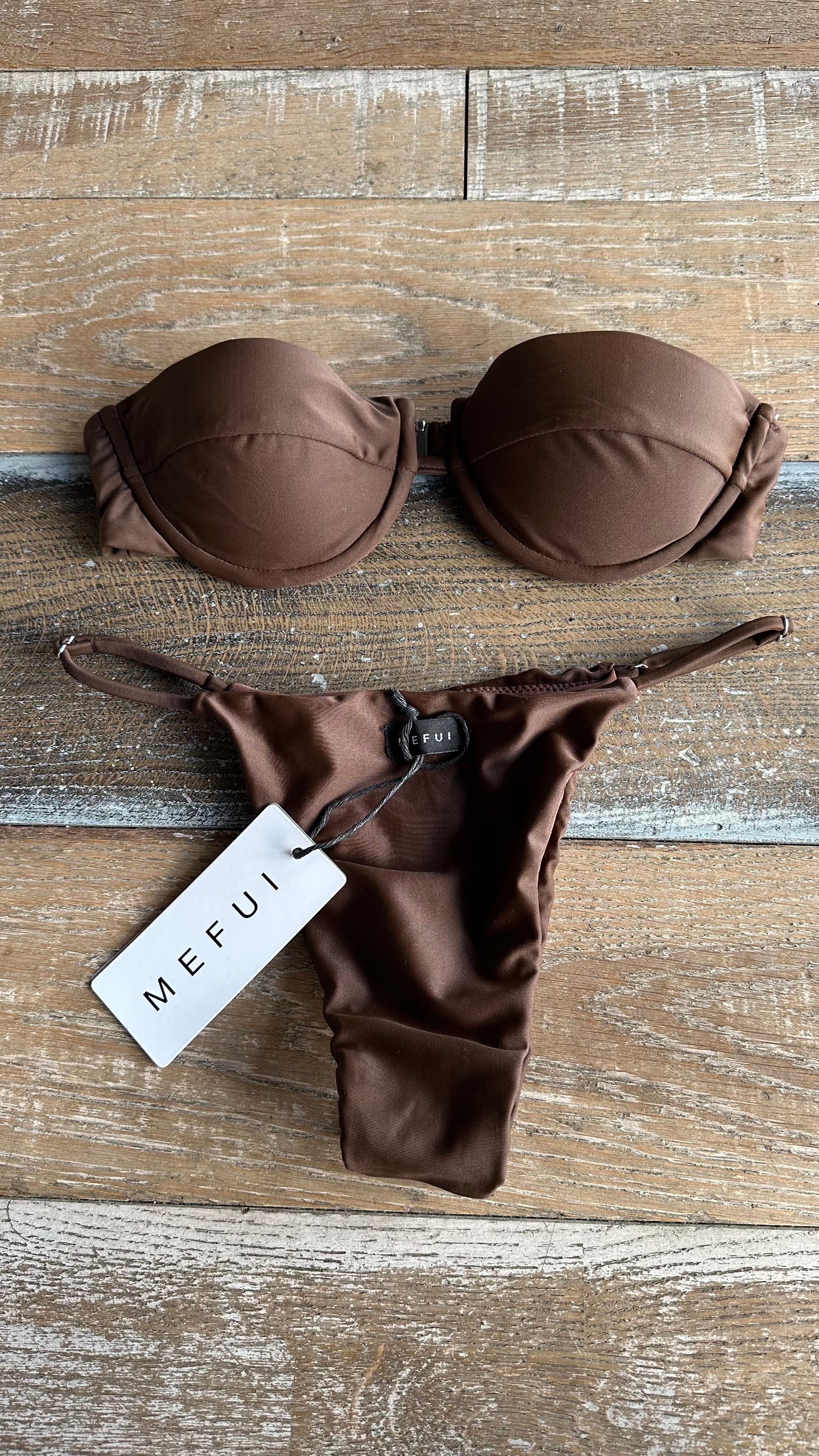 Balconcino in Lycra Morbida Marrone