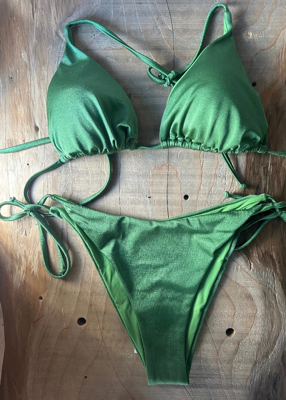 Triangolo in Lycra Lucida Verde Rosmarino