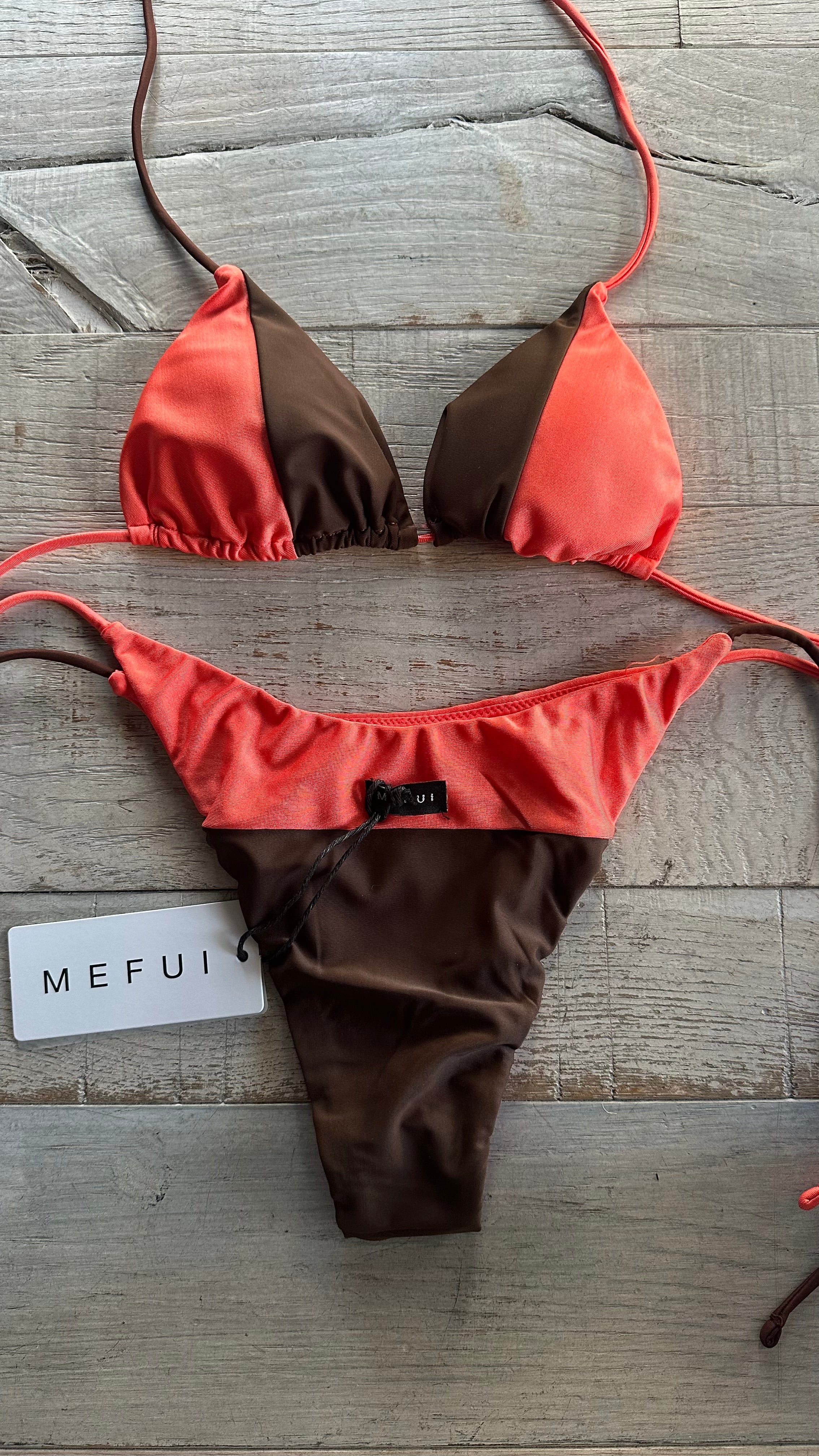 Triangolo Fluo Arancio e marrone