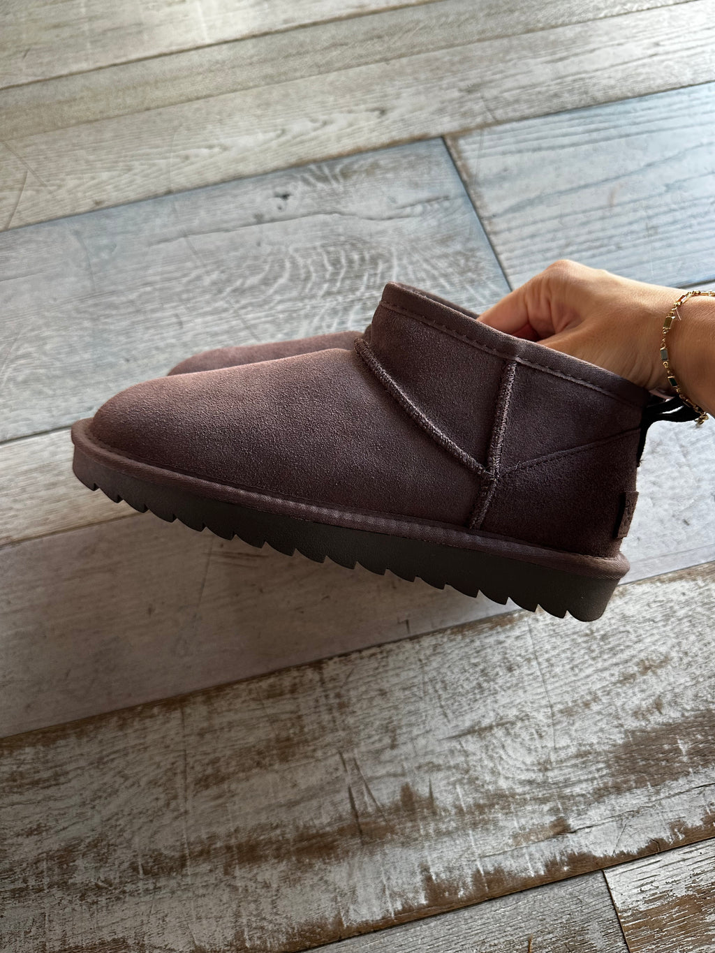 Stivaletto scamosciato Testa di Moro