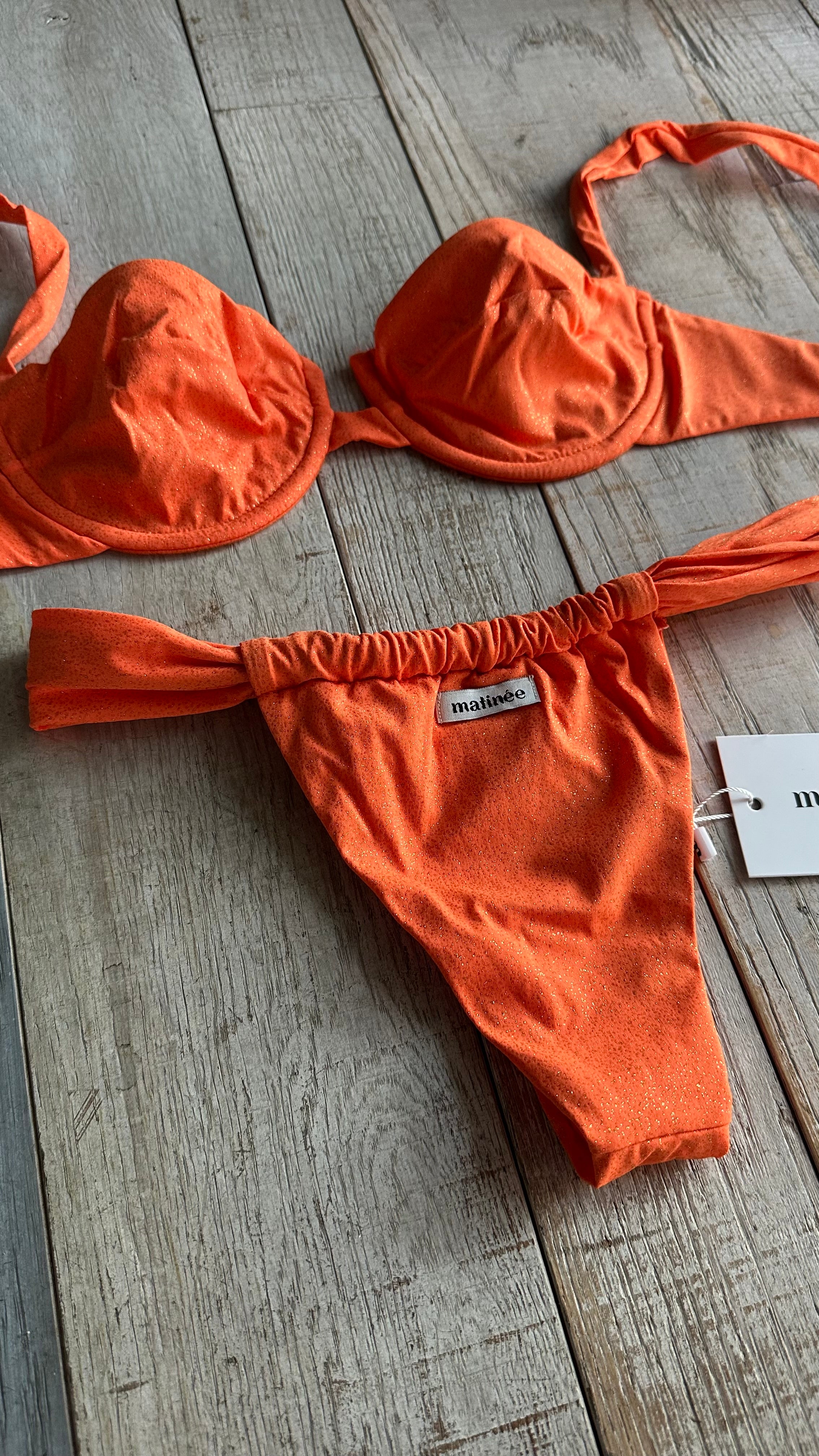 Bikini Balconcino Adele Krystall Arancione