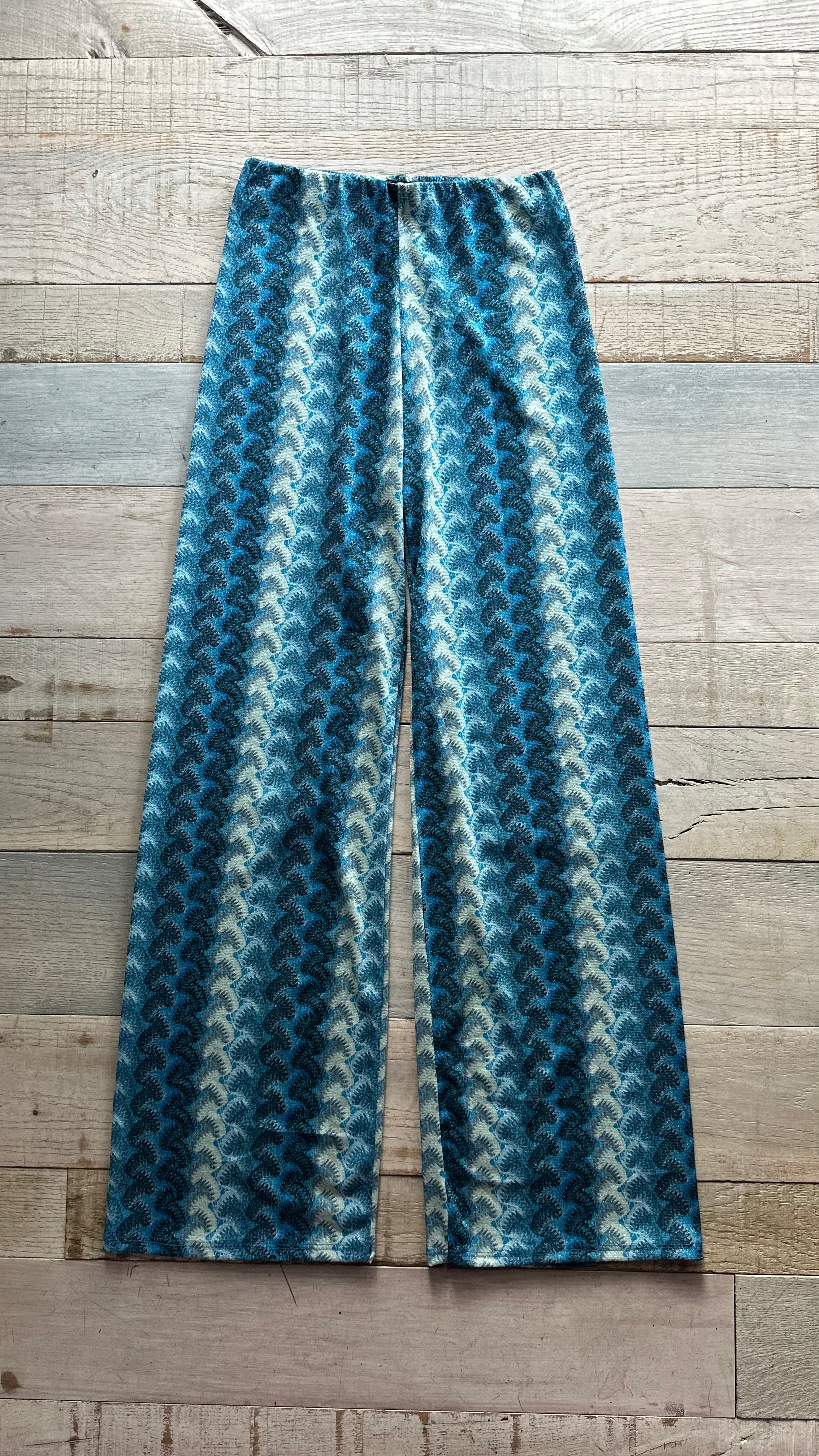 Pantalone Zig Zag Rosa Fucsia Lurex