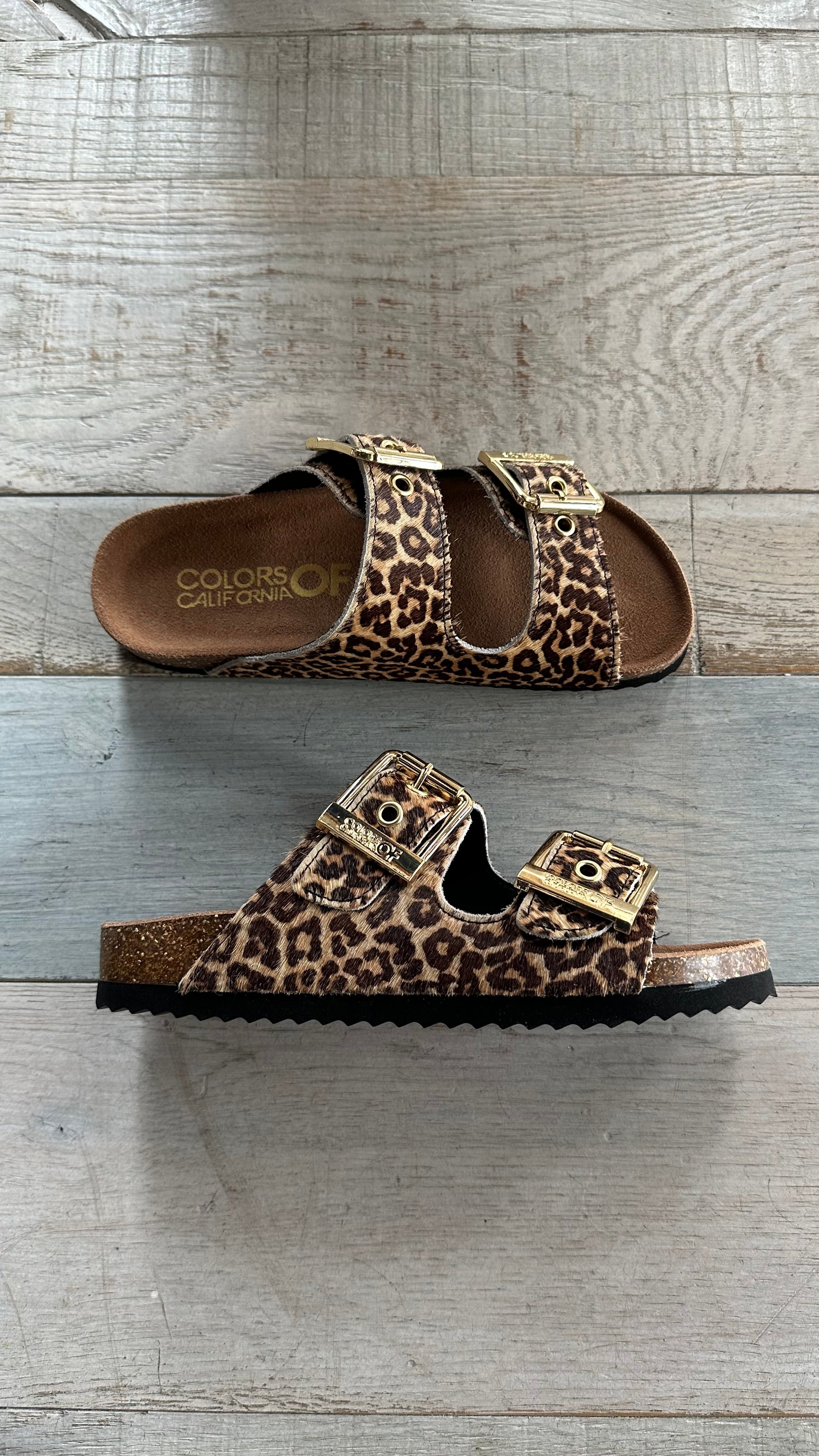 Sandalo in Cavallino Leopardato