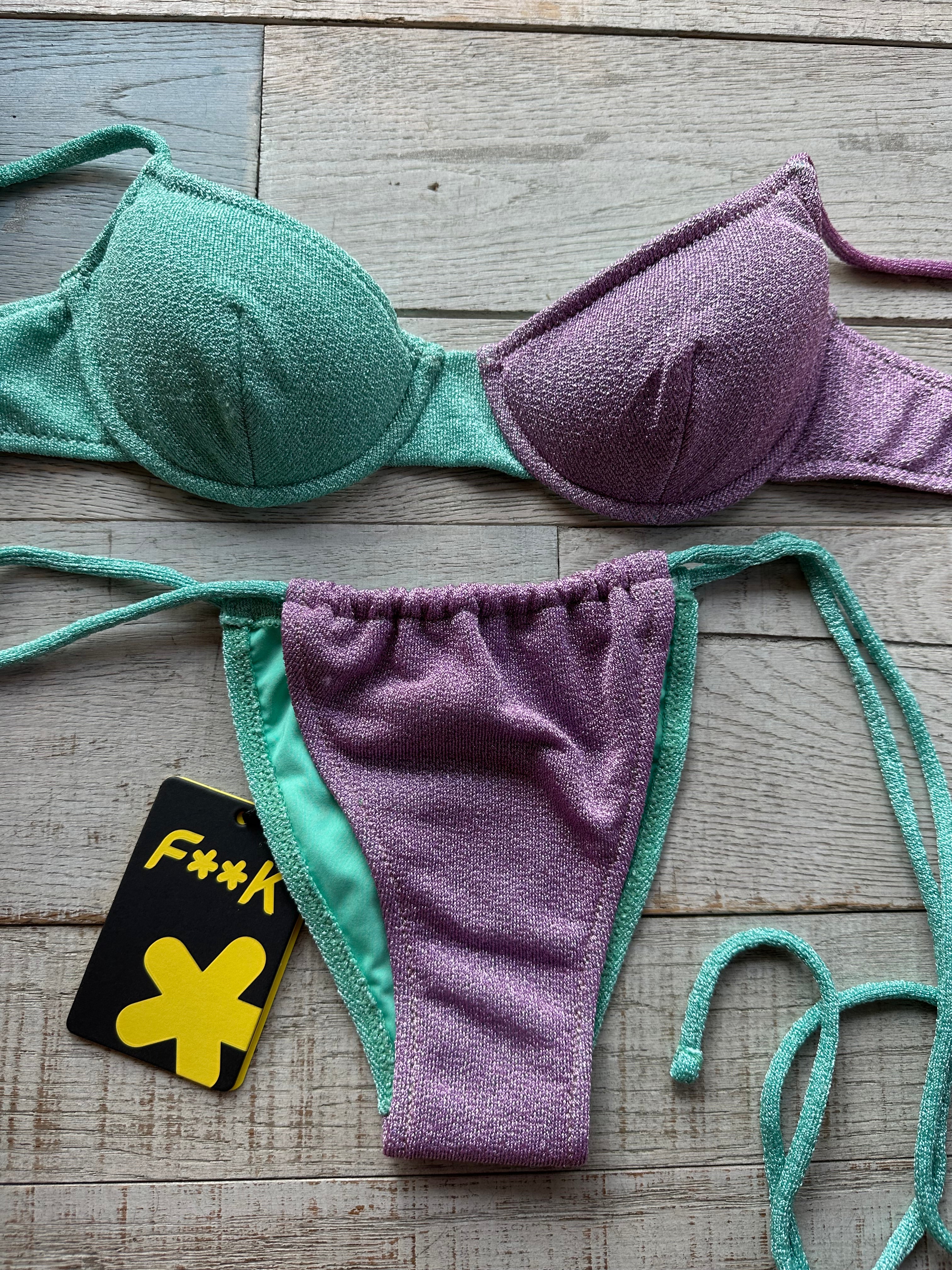 Bikini Balconcino Lurex Tiffany e Viola