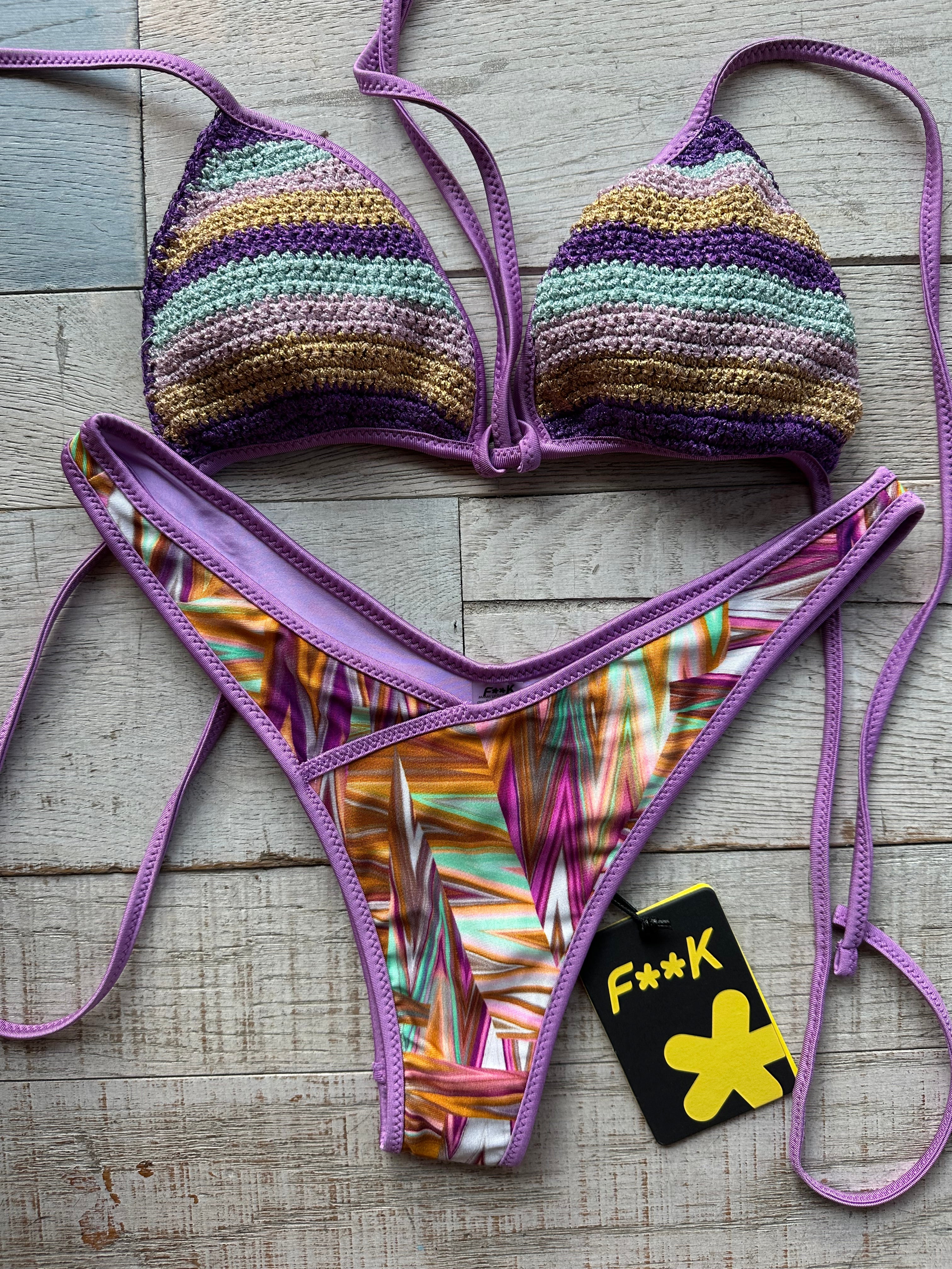 Triangolo Crochet Multicolor