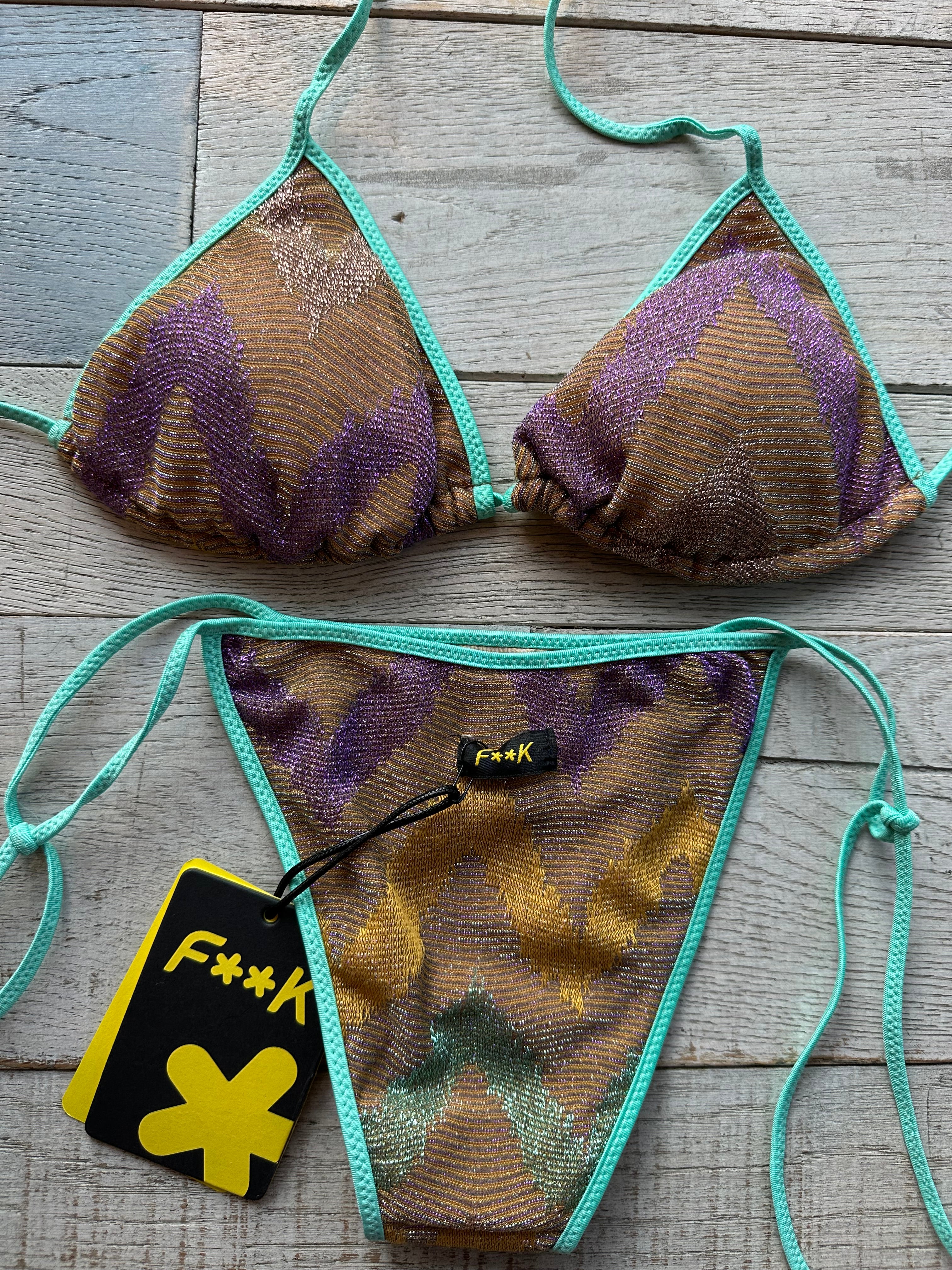 Triangolo Zig Zag Lurex