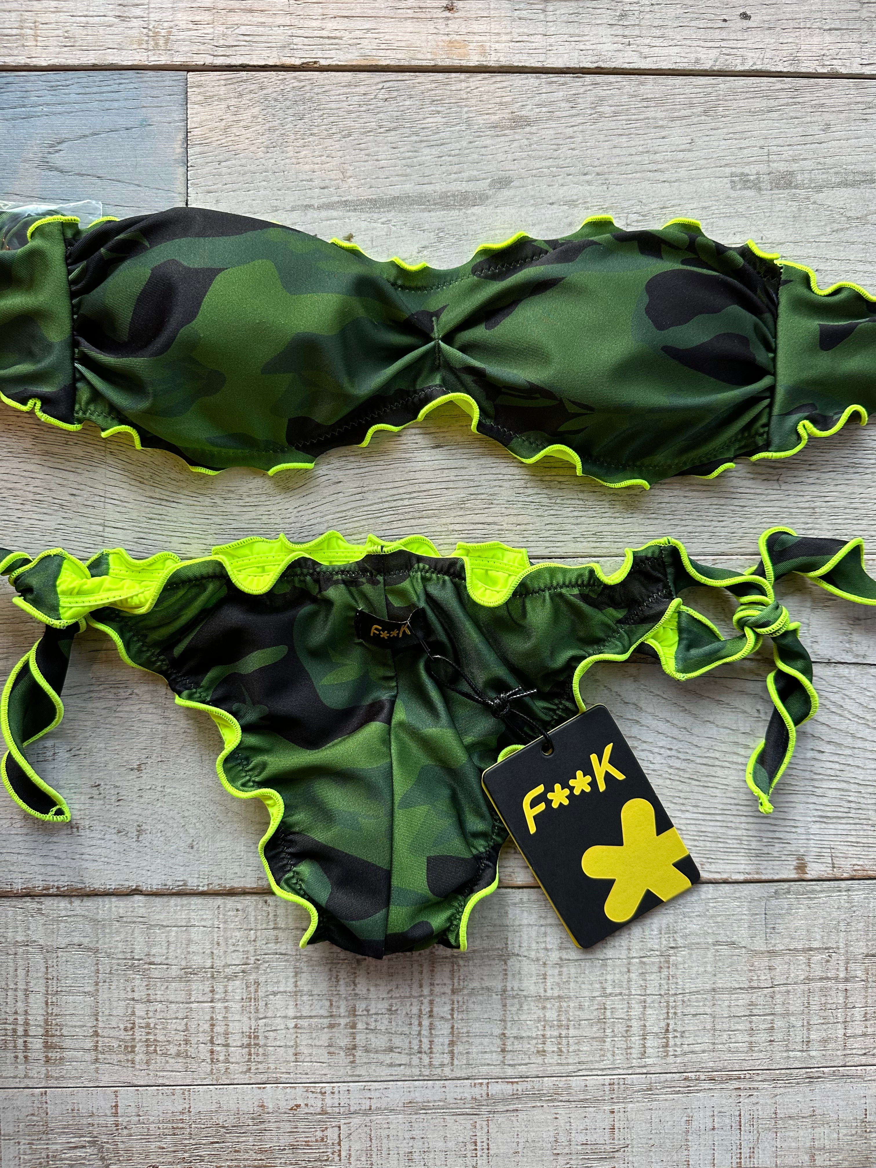 Bikini Fascia Frou Frou Militare