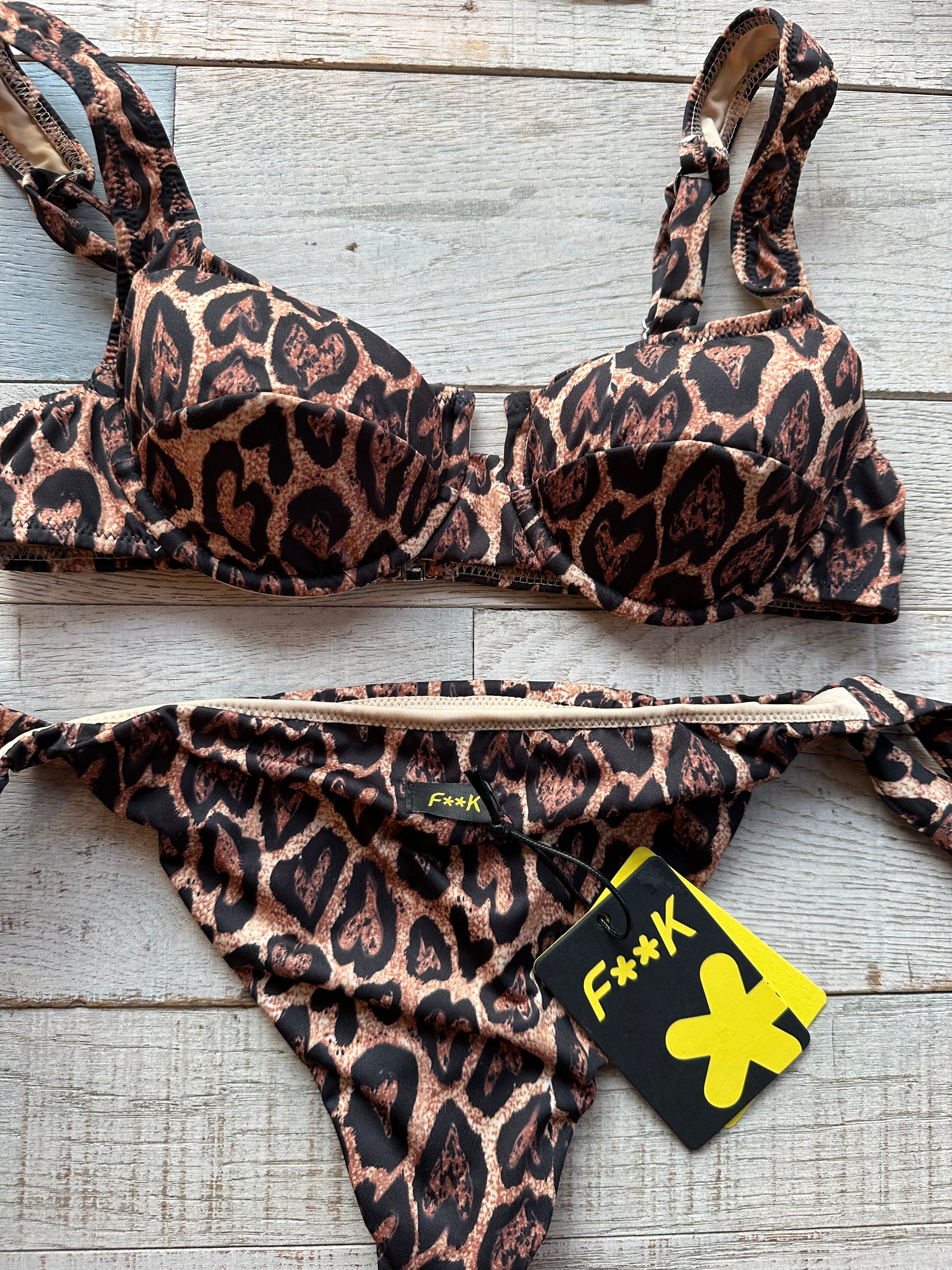 Bikini Balconcino Leopardato