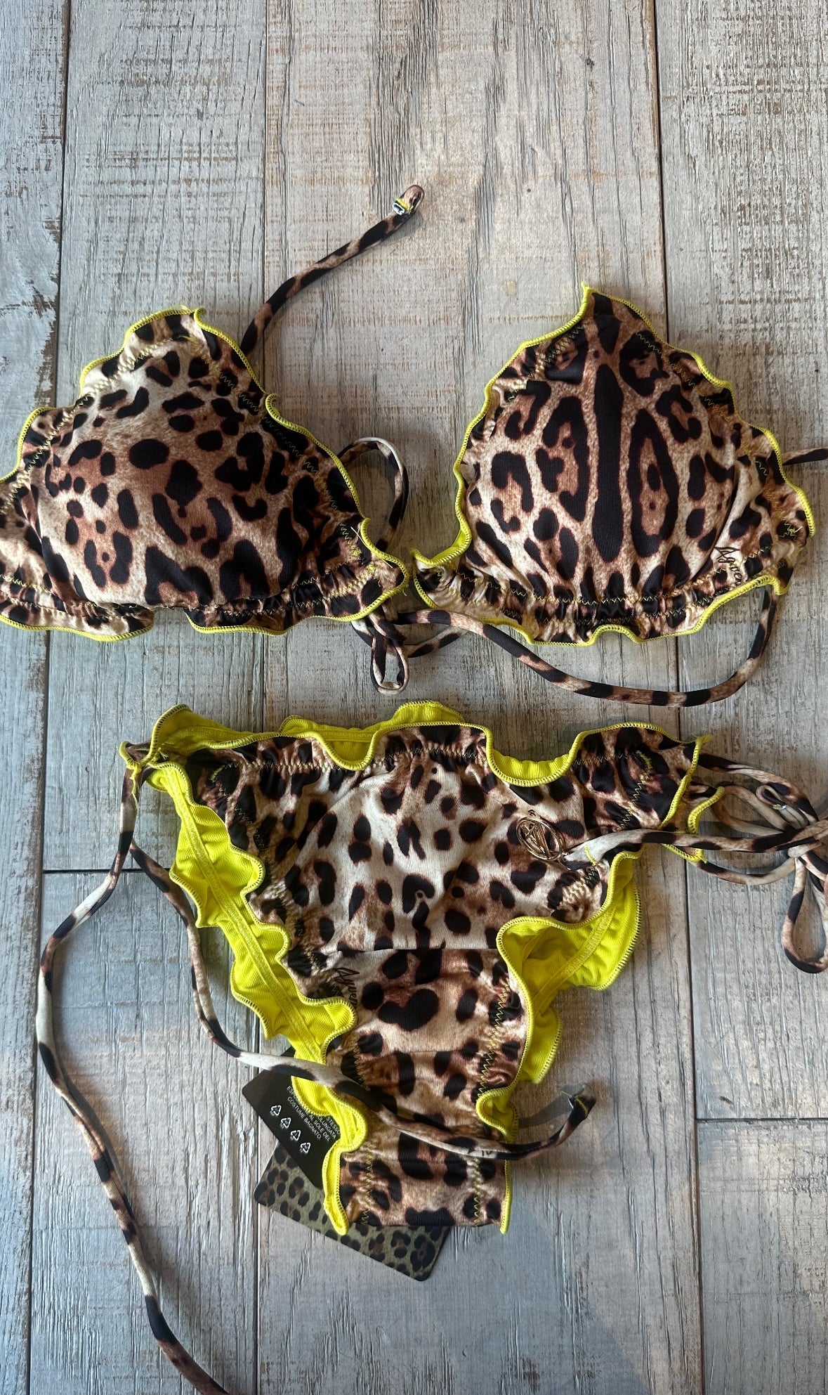 Triangolo Frou Frou Leopardato