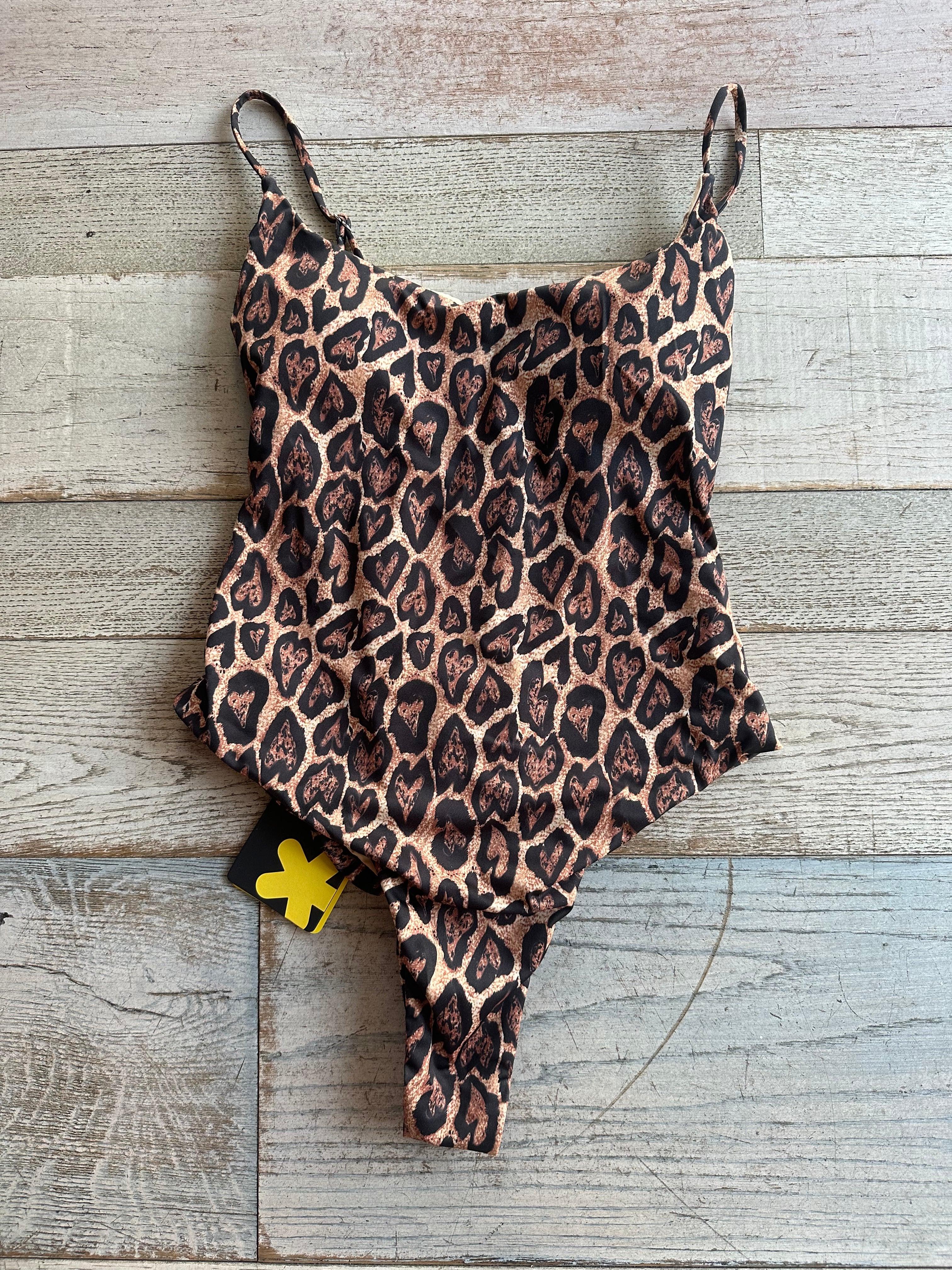 Bikini Intero Lycra Leopardato