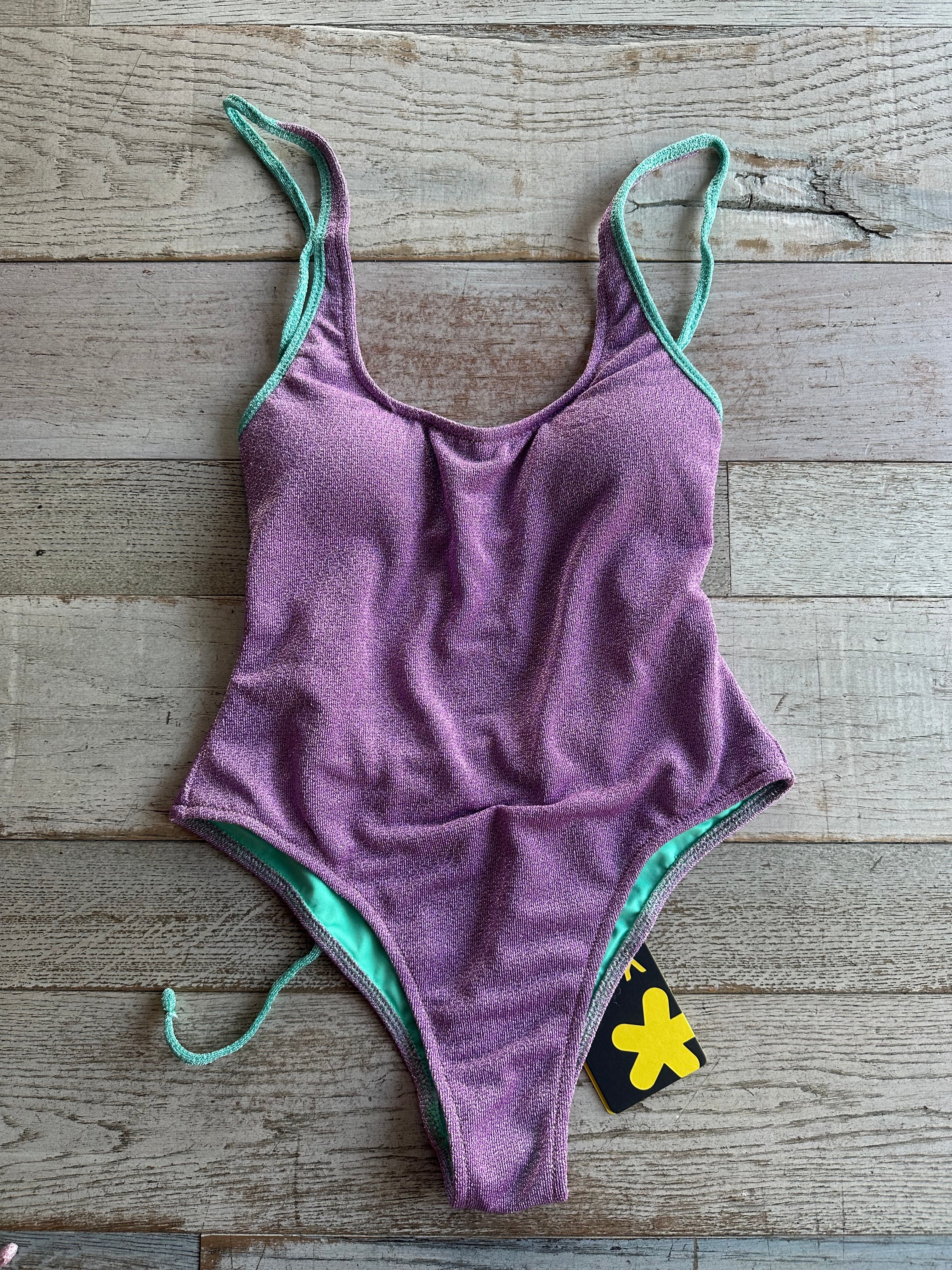 Bikini Intero Bicolor Tiffany Viola