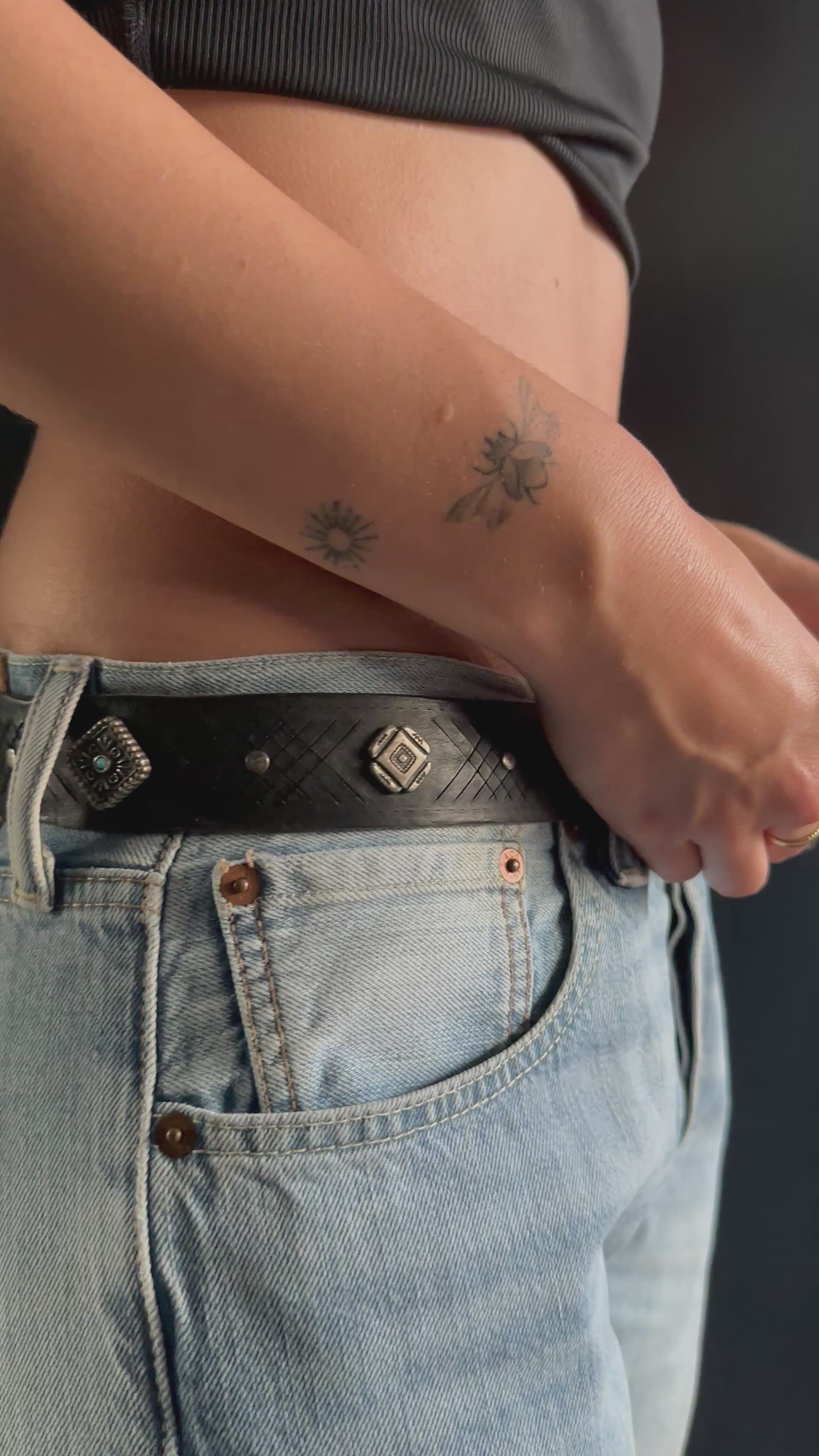 Dust Noir Belt