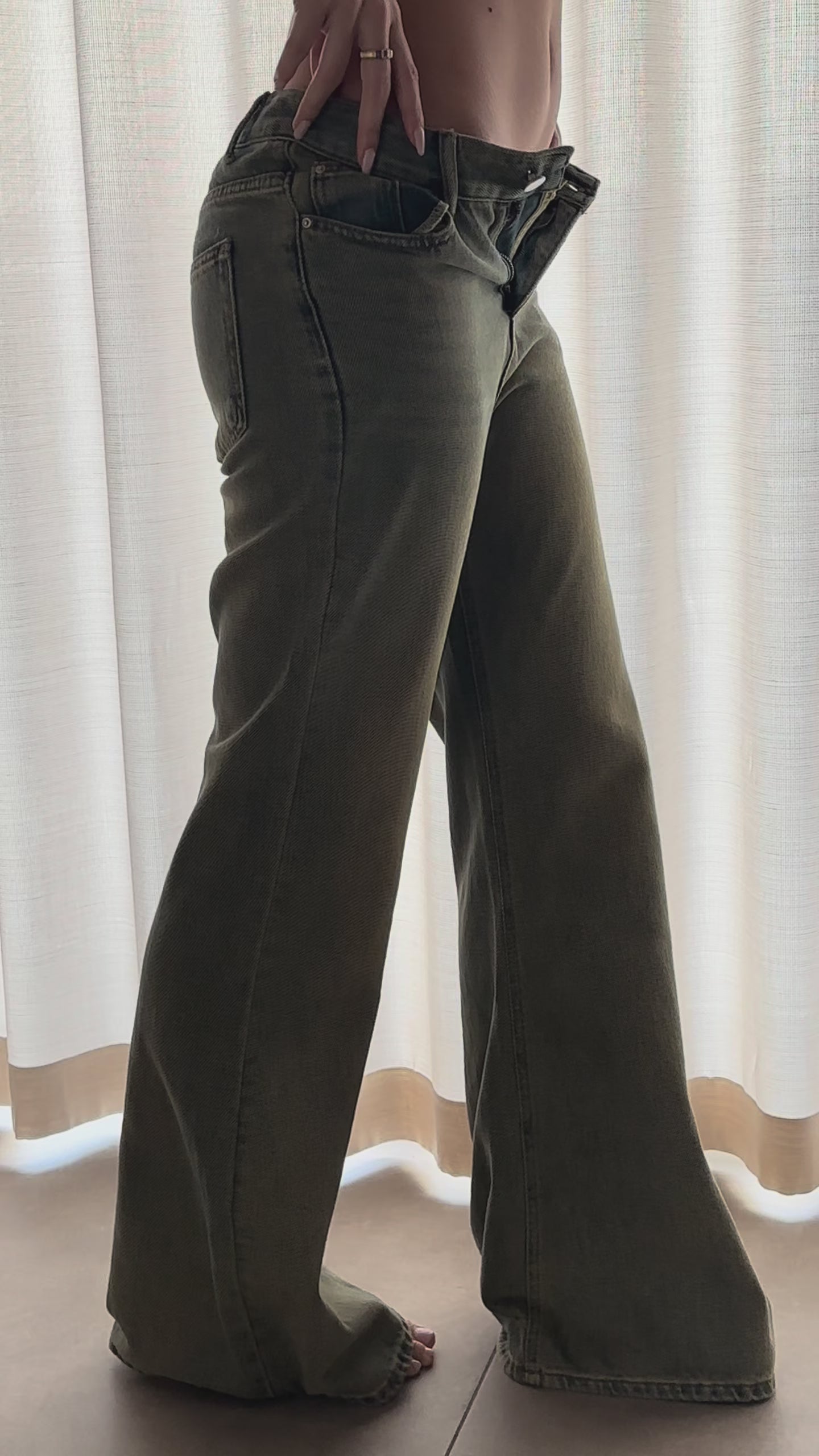 Jeans a zampa Washed Vintage