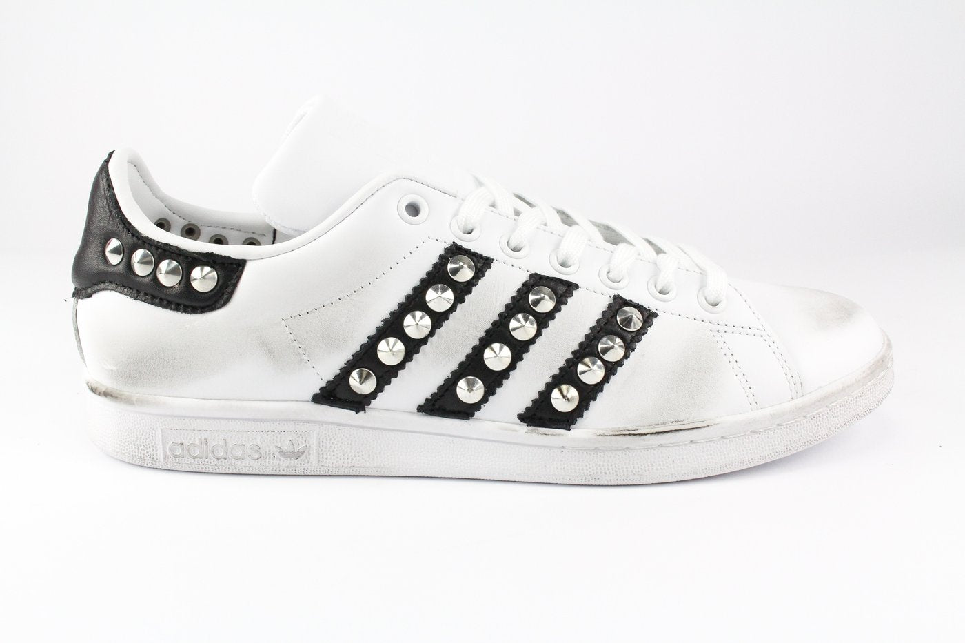 STAN SMITH BANDE NERE E BORCHIE