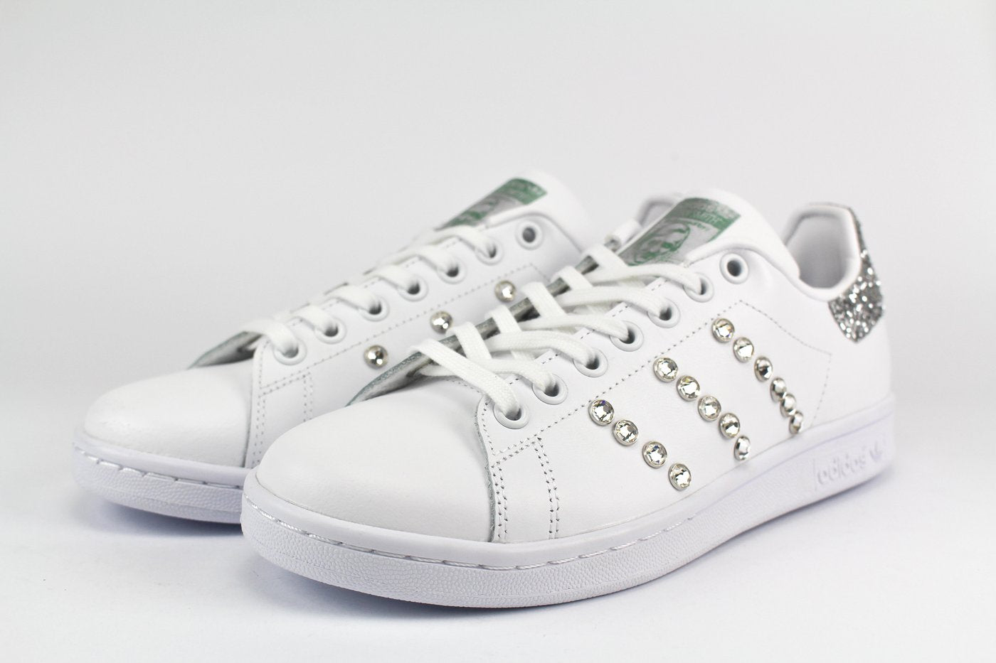 STAN SMITH TALLONE ARGENTO E STRASS