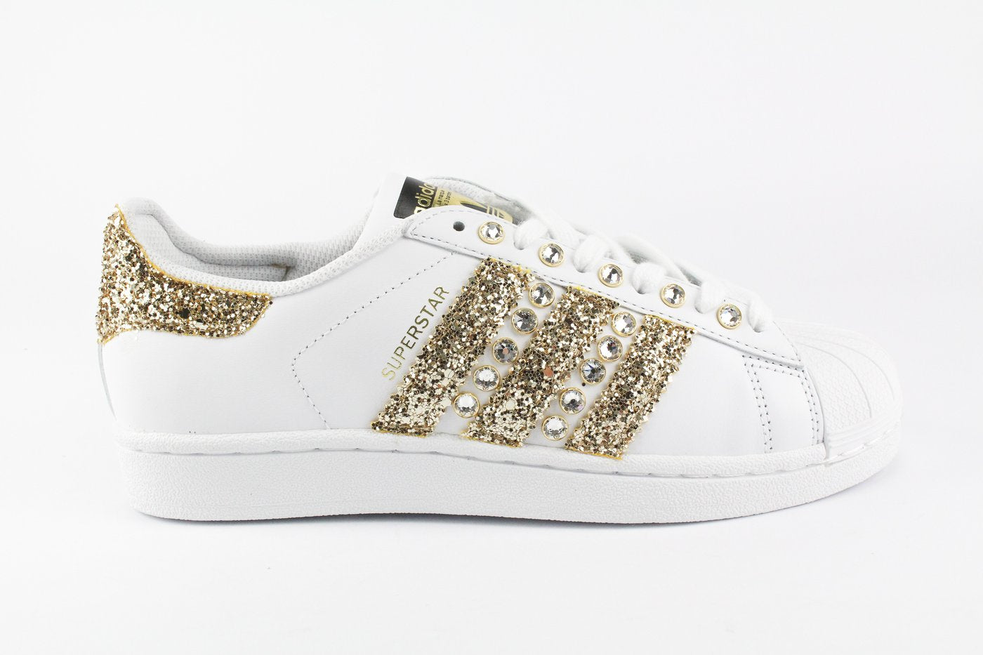 SUPERSTAR GLITTER ORO STRASS